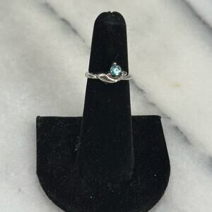 Silver dolphin ring size 4.75